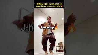 Download lagu HOBI has Posted Swim afro beat remix Choreo you rocked Hoba 🔥 #jhope #fypviralシ #bts mp3