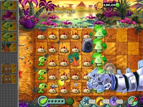 Plants vs Zombies 2 The Complete Epic Hack of Jurassic Marsh Part 2