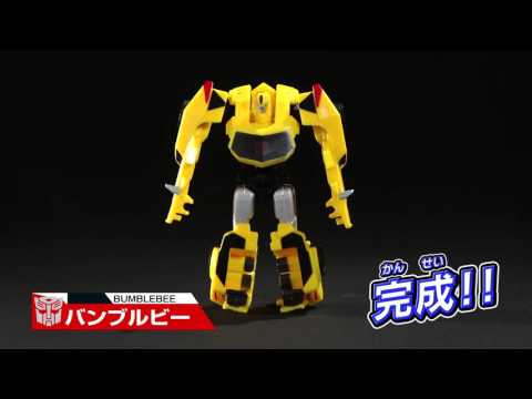 【変形解説】TAV34 ＥＺコレクション　チームバンブルビーＶＳメガトロナスセ ット トランスフォーマーアドベンチャー