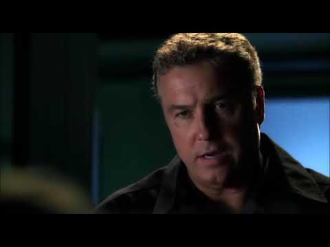 CSI 7x04 Grissom preoccupato per Greg va in ospedale a trovarlo.