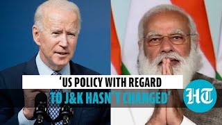 Watch: Biden official on situation in Jammu &amp; Kashmir &amp; US stand on issue