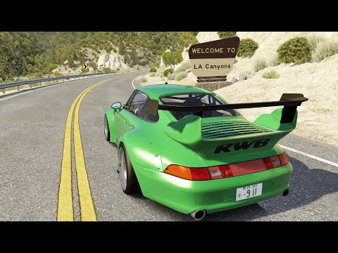 Porshe 911 993 RWB - Canyons Test Run