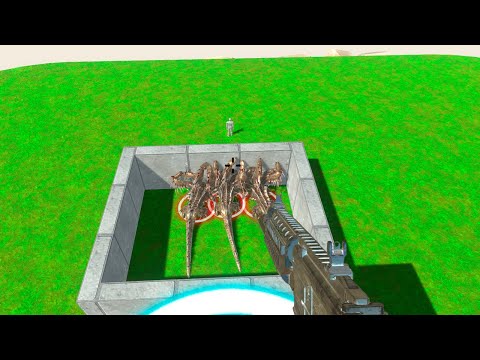 Grenade Launcher vs All Fantasy in Animal Revolt Battle Simulator