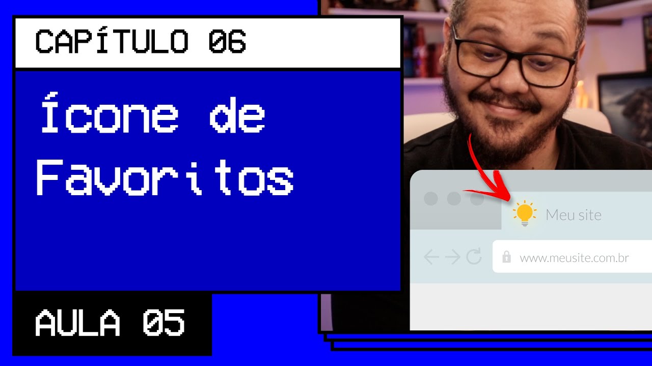 Como mudar o favicon de um site - @Curso em Vídeo HTML5 e CSS3