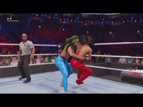 WWE 2K22 HD Triple Threat Samra Mehsoos Paseena Vs Priyanka Chopra Vs Jacqueline Fernandez - RGB M.
