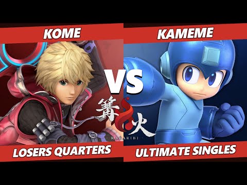 Kagaribi 1 Losers Quarters - SG8 | Kome (Shulk) Vs. R2G｜kameme (Mega Man) Smash Ultimate SSBU