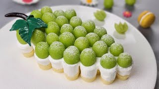 청포도 요거트 생크림 케이크 만들기 / How to make green grape yogurt cream cake / Shine Muscat /샤인 머스캣