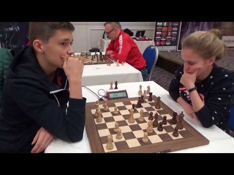 GM Andrey Esipenko - WFM Victoria Chernyak,  London opening, BLITZ CHESS