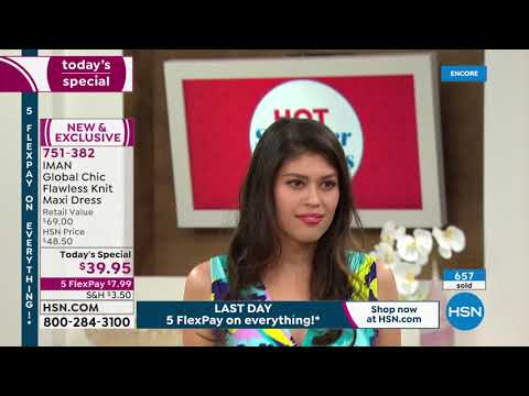 HSN | IMAN Global Chic Fashions 06.27.2021 - 04 AM