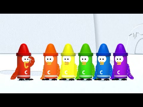 【マークとクーペンズ】「クーペンズがやってきた！」｜プリチューブ｜クレヨン｜お絵かき｜色｜こども向けおはなし