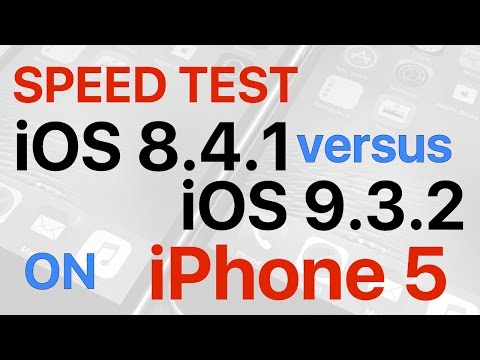 iPhone 5 : iOS 8.4.1 vs iOS 9.3.2 Final Release Build 13F69