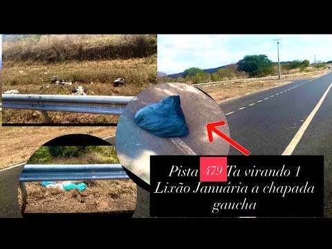 Asfalto da 479 Ta virando 1 Lixão Januária a chapada gaucha ea Brasília 