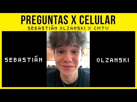 Sebastin Olzanski video Preguntas X Celular - CMTV 2018 - Julio 2018