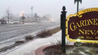Christmas Eve storm in Gardnerville, Nevada 2016
