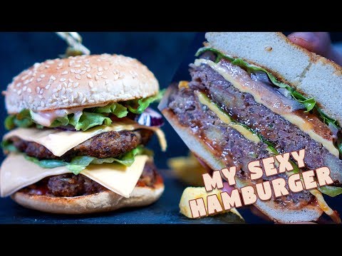 Cheeseburger | My Sexy Chapli Kebab Burger Recipe Video