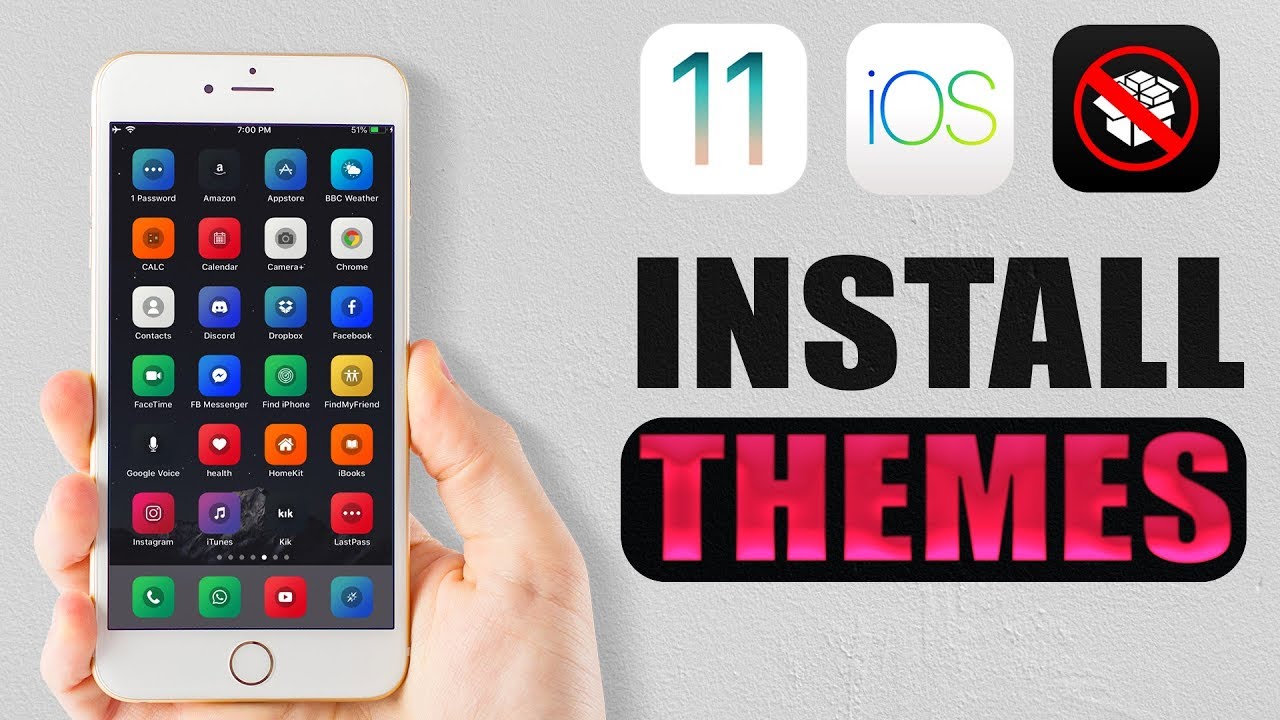Install Custom iOS Themes Without Jailbreak | iOS 11.3/11/10 iPhone, iPad, iPod
