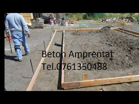 Beton Amprentat Cherleștii Moșteni - Olt Tel.0761350488