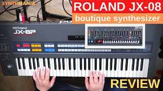 Video thumbnail for Roland JX-08 review by SynthMania