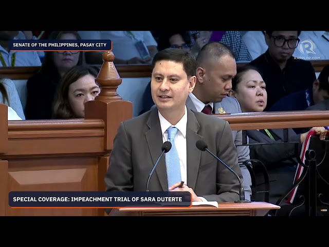 Impeachment trial of Vice President Sara Duterte