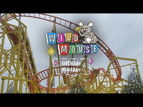 Off-ride footage of a Wild Mouse train
