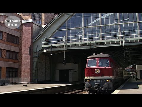 Berlin's main train station in the 1990s