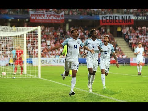Baker Goal vs Poland | England U-21 3-0 Poland U-21| UEFA EURO U21 2017
