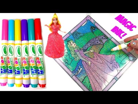 Disney Princesses Aurora Crayola Magic Glitter