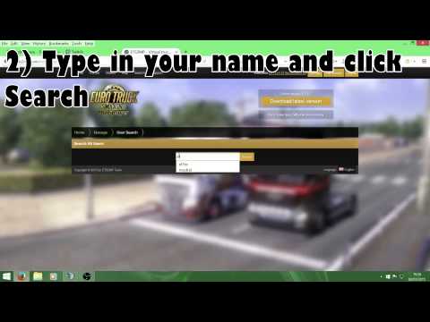 How to follow yourself on ETS2MAP.com