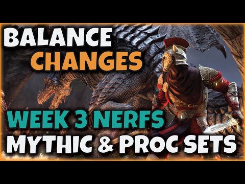 Procs Nerfed More...Is the Current Scaling the Answer? - Combat Balance Changes - ESO PTS Week 3