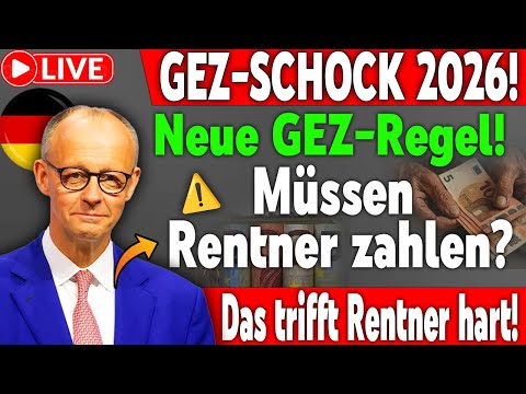 💥 TV and radio license fee shock | New broadcasting fee rules | from 01/01/2026 – pensioners affe...