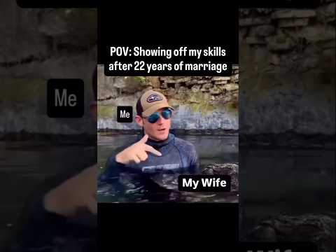 Showing off my husband skills on controlling my wife #marriageadvice #funny