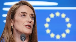 Metsola se enfrenta al presidente azerbaiyano Aliyev en la cumbre europea de Armenia