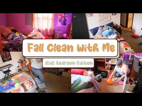 Fall Clean With Me 2023 || Kids' Bedrooms Edition