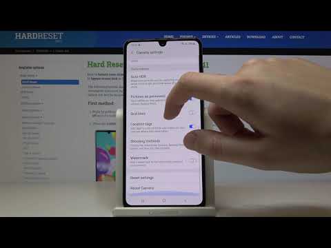 How to Set Orientation Lines in SAMSUNG Galaxy A41 – Activate Camera Gridlines