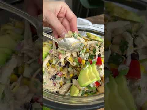 Southwest Shredded Chicken Salad