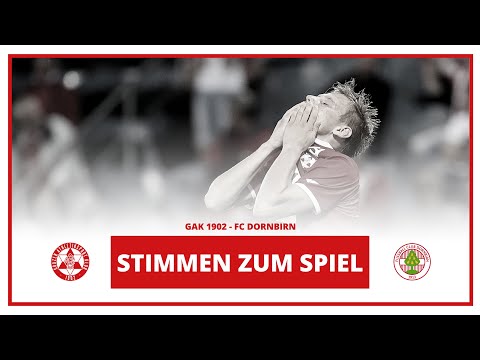 Stimmen zum Spiel: GAK 1902 - FC Dornbirn