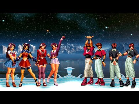 Kof Mugen Chris Team VS Athena Team