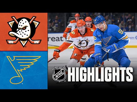 Ducks vs. Blues | NHL Highlights | December 01, 2025
