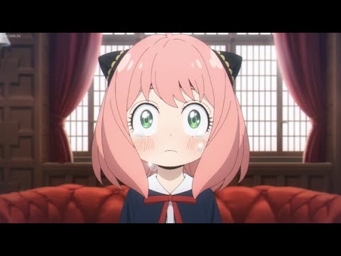 Anya crying during her interview because of an ugly bastard ~Spy x Family ep 4