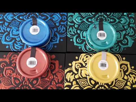  Posh Chalk Produkte inkl. Anleitung - mit Metalliceffekt