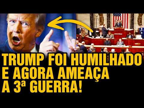 CÂMARA DOS EUA HUMILHA TRUMP: 215 Votam CONTRA Guerra no Irã. A imprensa mundial reage 😱 🇺🇸