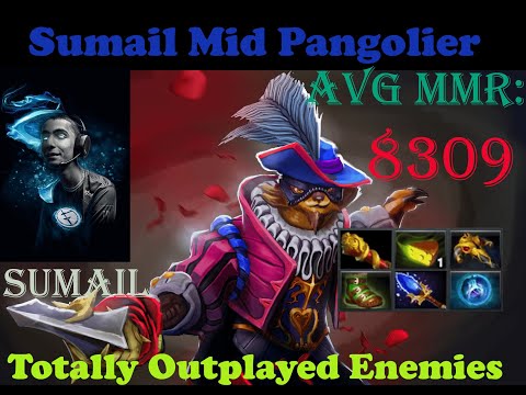 Sumail Mid Pangolier ! Totally Outplayed Enemies ！