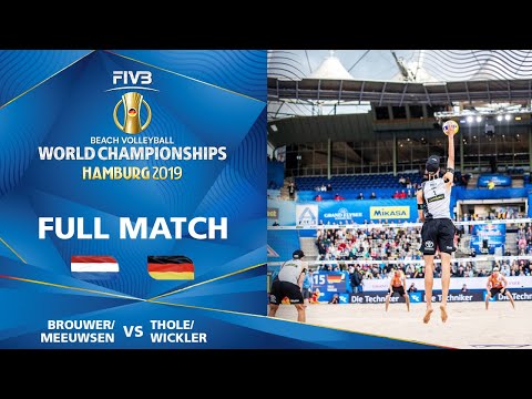 Brouwer/Meeuwsen vs. Thole/Wickler - Full Match | Beach Volleyball World Champs Hamburg 2019