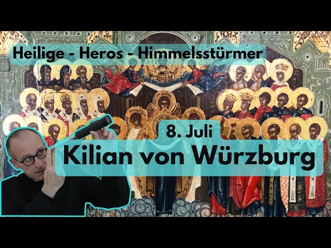 Der Heilige Kilian von Würzburg. Gedenktag 8  Juli.