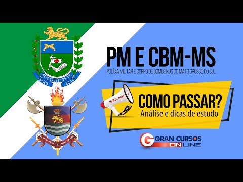 Concurso PM e CBM-MS | Análise dos editais publicados e dicas de estudo - Como Passar?