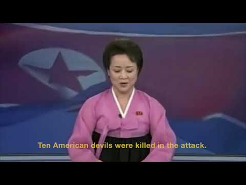 North Korean state TV celebrates “successful hurricane attack” on USA