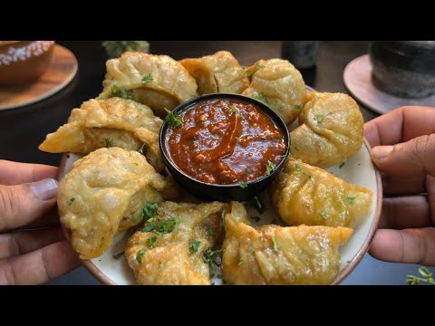Street Style Veg Fried Momos Recipe | Veg Fried Momos Recipe | Momos Recipe | Veg Momos Recipe |