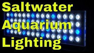 saltwater aquarium lighting