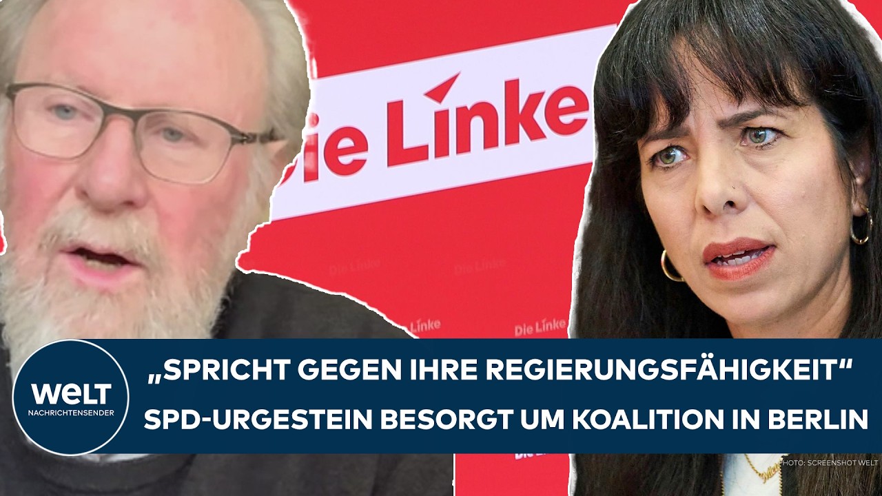 BERLINER LINKE: "Spricht gegen ihre Regierungsfähigkeit" - Thierse attackiert Rot-Grün-Rot!