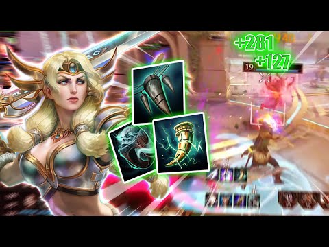 Smite: MAX LIFE STEAL Freya Mid Build!